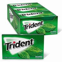 TRIDENT SPEARMINT ARTIFICIAL FLAVOR 14 STICKS
