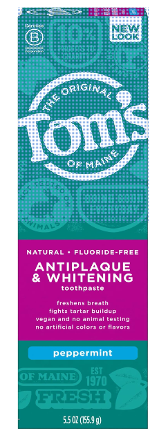 TOM'S ANTIPLAQUE & WHITENING TOOTHPASTE 5.5OZ