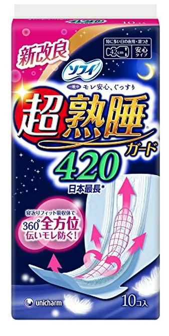 UNICHARM SANITARY NAPKIN 42 CM 10 P