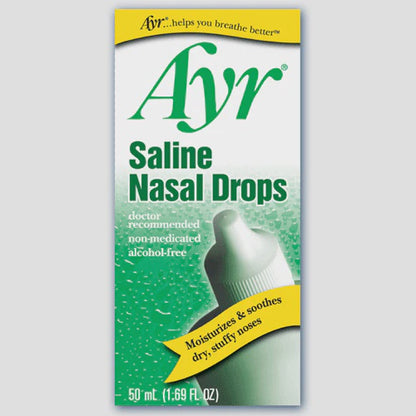 AYR SALINE NASAL DROPS 50ML