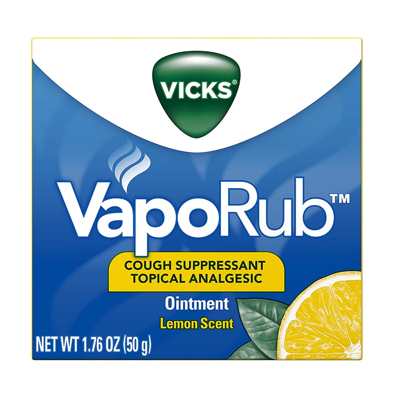 Vicks VapoRub Ointment Lemon Scent - 1.76 oz jar