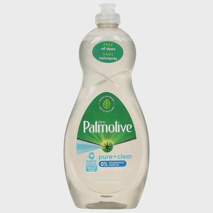 Palmolive ultra dishwashing liquid Pure+ Clear 20oz