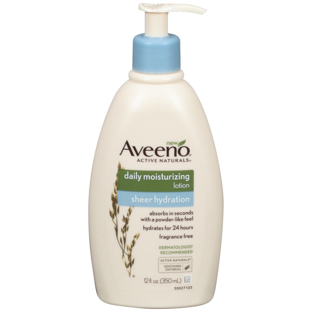 AVEENO ACTIVE NATURALS SHEER HYDRATION DAILY MOISTURE LOTION 12 OZ