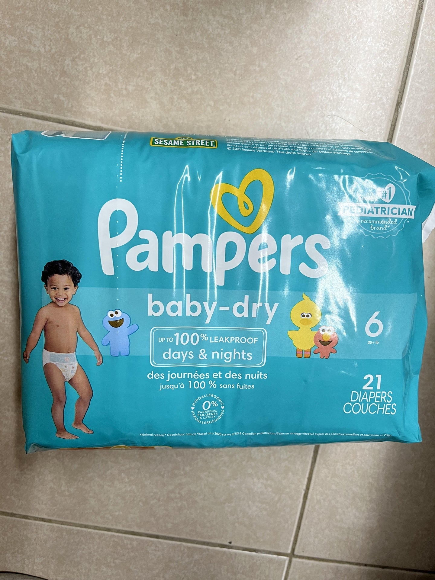 PAMPERS JUMBO SIZE#6 21DIAPERS COUCHES