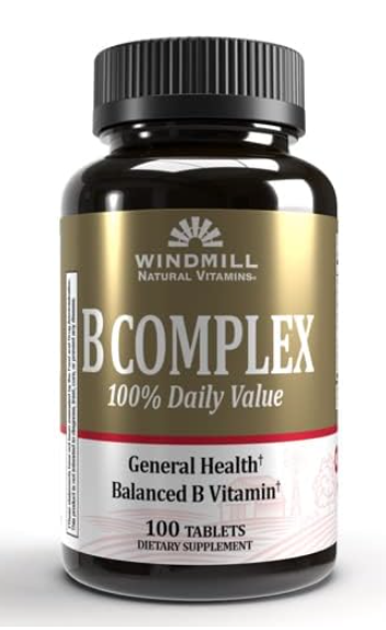 WINDMILL VITAMIN B-COMPLEX TABLETS 100 CT