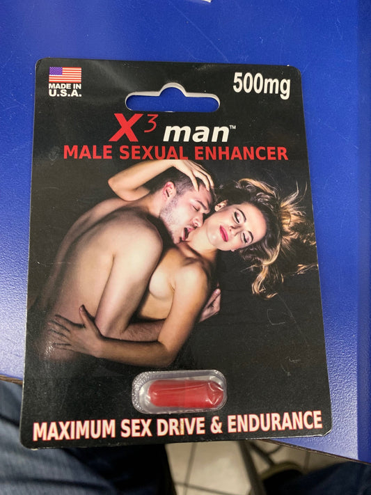 X3 Man Male Sexual Enhancer 500mg