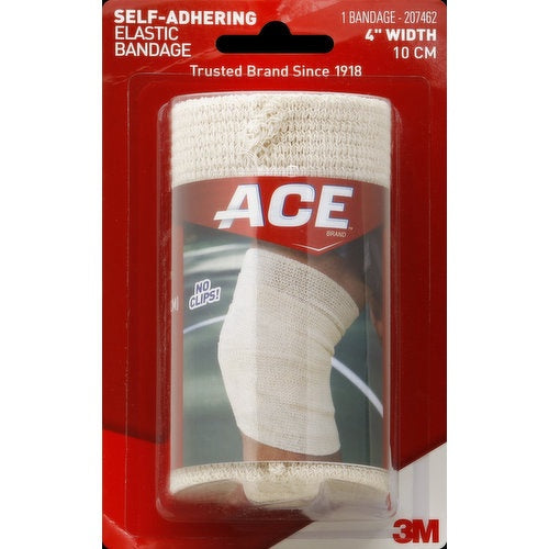 ACE Case of 12-Ace Self Adhesive Athletic Bandage 4Inch