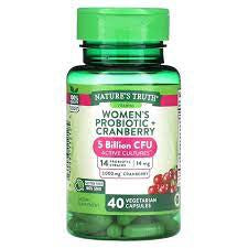 Nature's Truth, Women's Probiotic + Cranberry, 40 Vegetarian Capsules