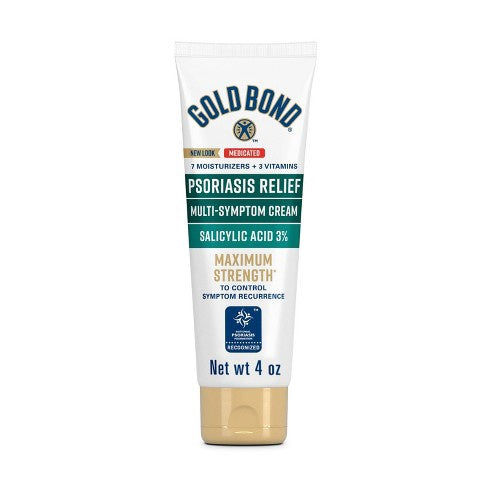 Unscented Gold Bond Psoriasis Relief Cream - 4oz (皮癣护手霜)