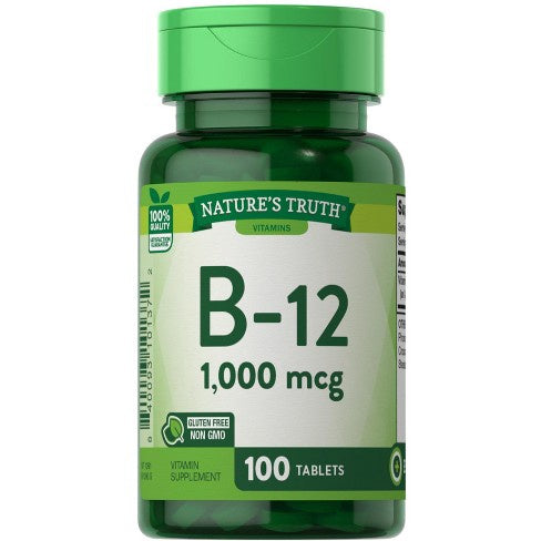 Nature's Truth B-12 1000 mcg Tablets, 100 Count