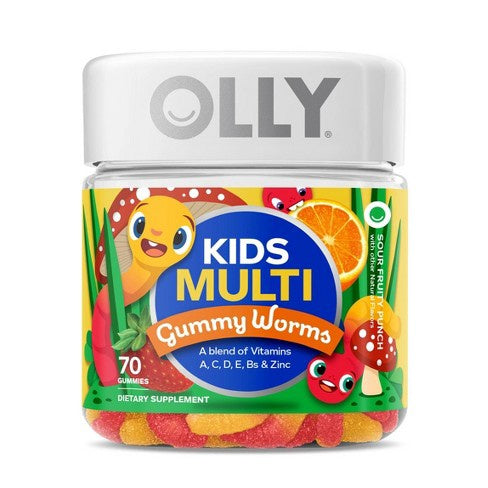Olly Kids Multivitamin Gummy Worms - 70ct