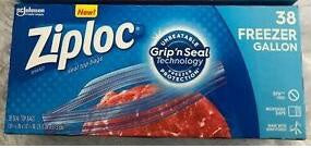 ZIPLOC 38 FREEZER GALLON