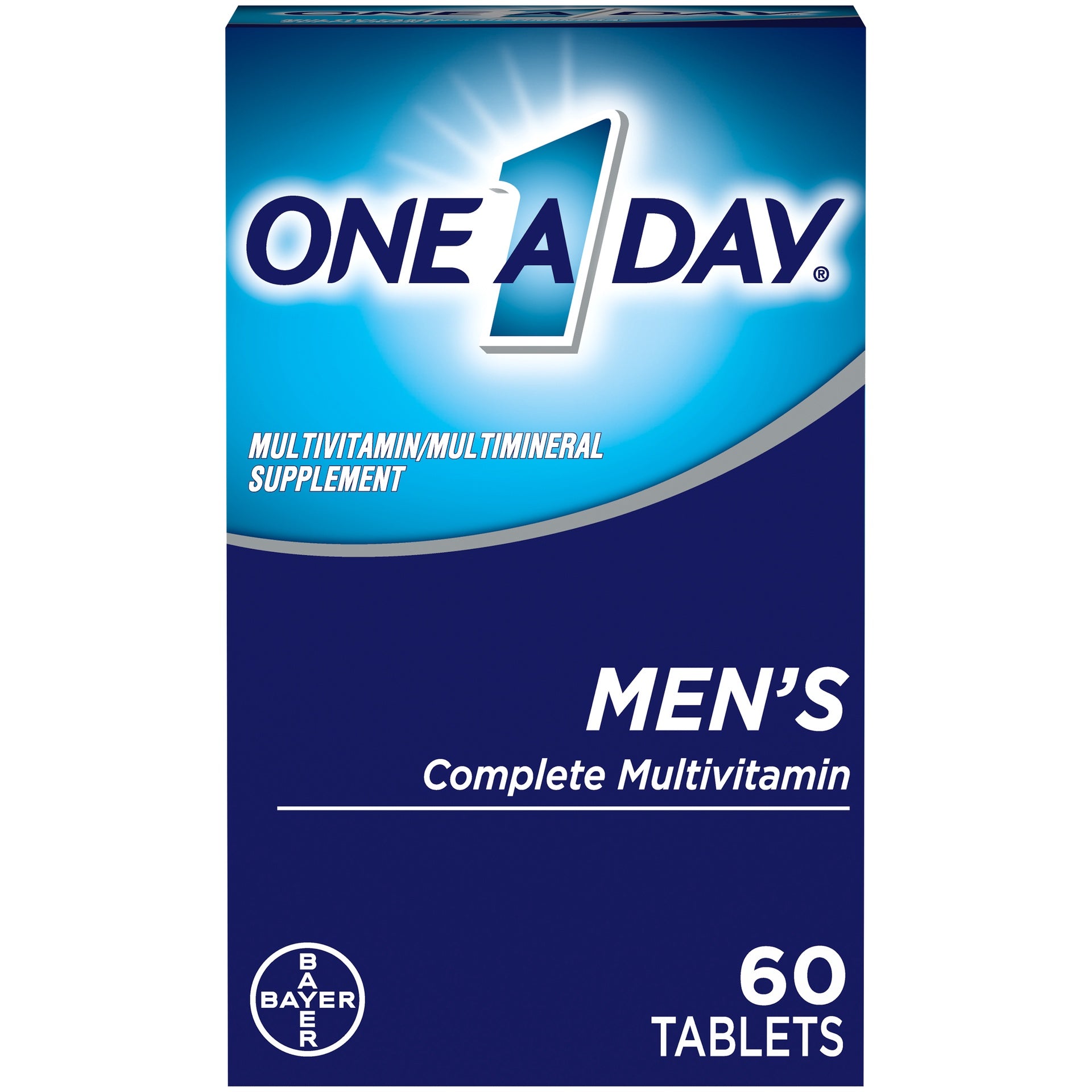 One A Day Multivitamin/Multimineral Supplement, Complete, Men's, Tablets - 60 tablets
