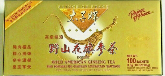 太子牌 野山花旗参茶 GINSENG TEA 100*3g