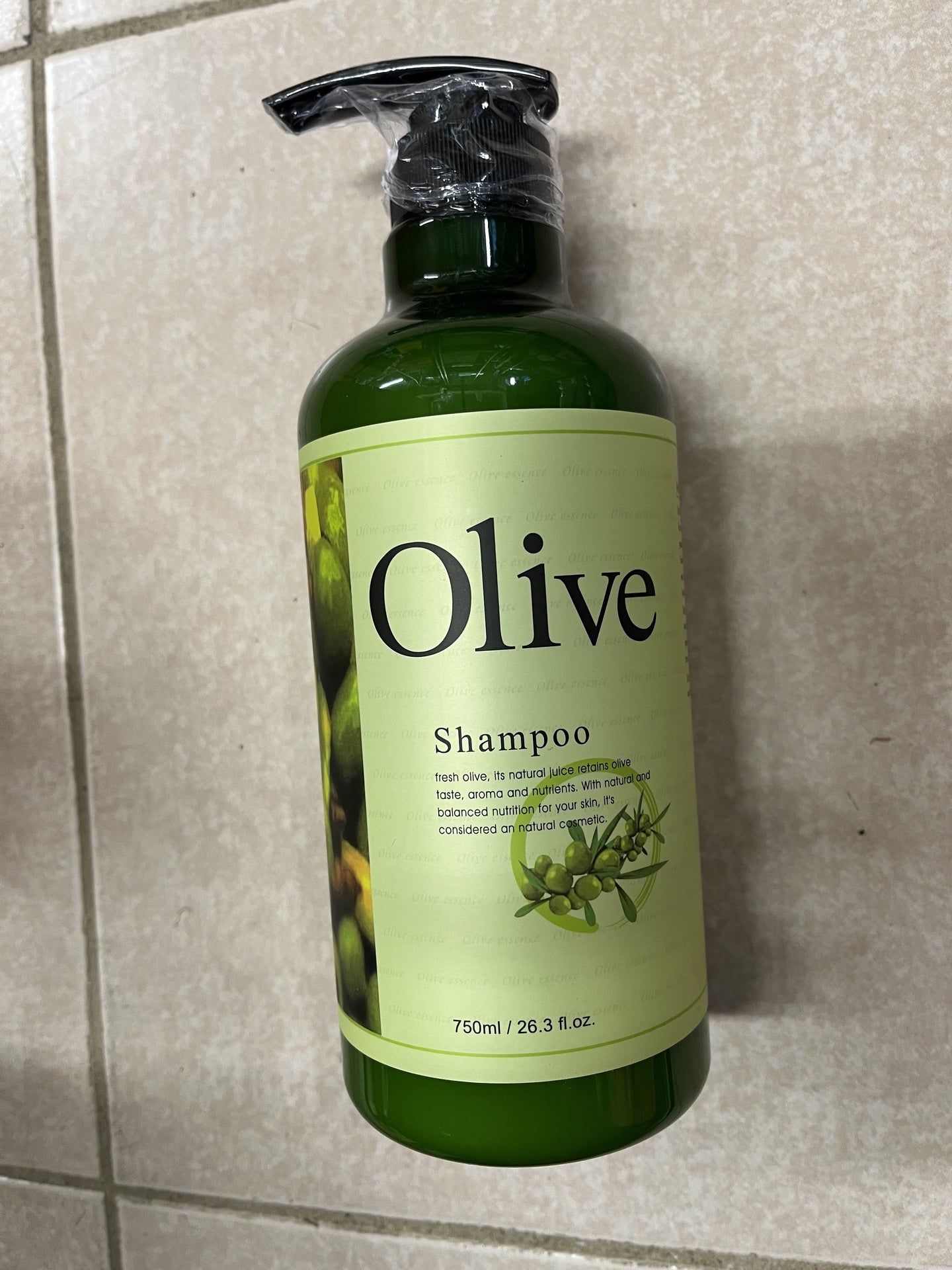 韩国威倩750ml去屑止痒洗发露Olive shampoo