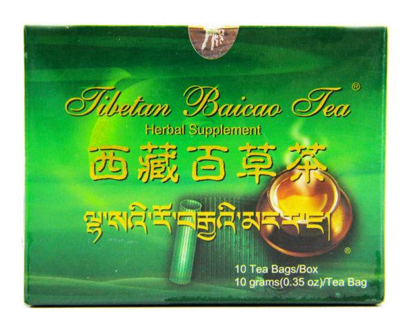 西藏百草茶Tibetan Baicao Tea, 10 Tea Bags/Box
