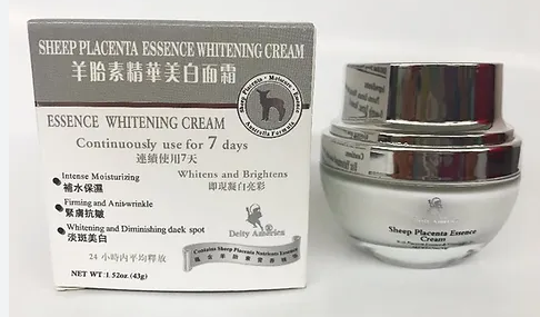 羊胎素精华美白面霜sheep whitening cream