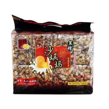 黑糖沙琪玛Jing Yi Zhen Brand SaChiMa Brown Sugar 505g
