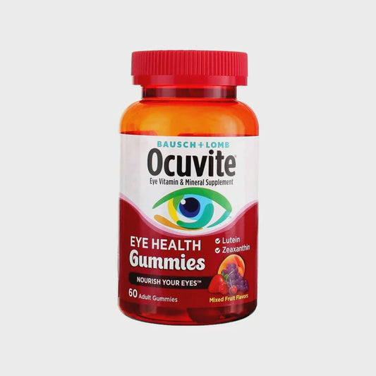 Bausch & Lomb Ocuvite Eye Health Gummies, Mixed Fruit Flavors 60 ea