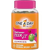 ONE-A-DAY VITACRAVES MULTIVITAMIN TEEN FOR HER GUMMIES 60 CT