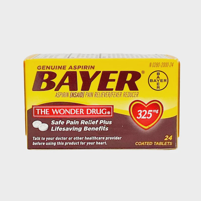 Bayer Genuine Aspirin Coated Tablets - 24 CT