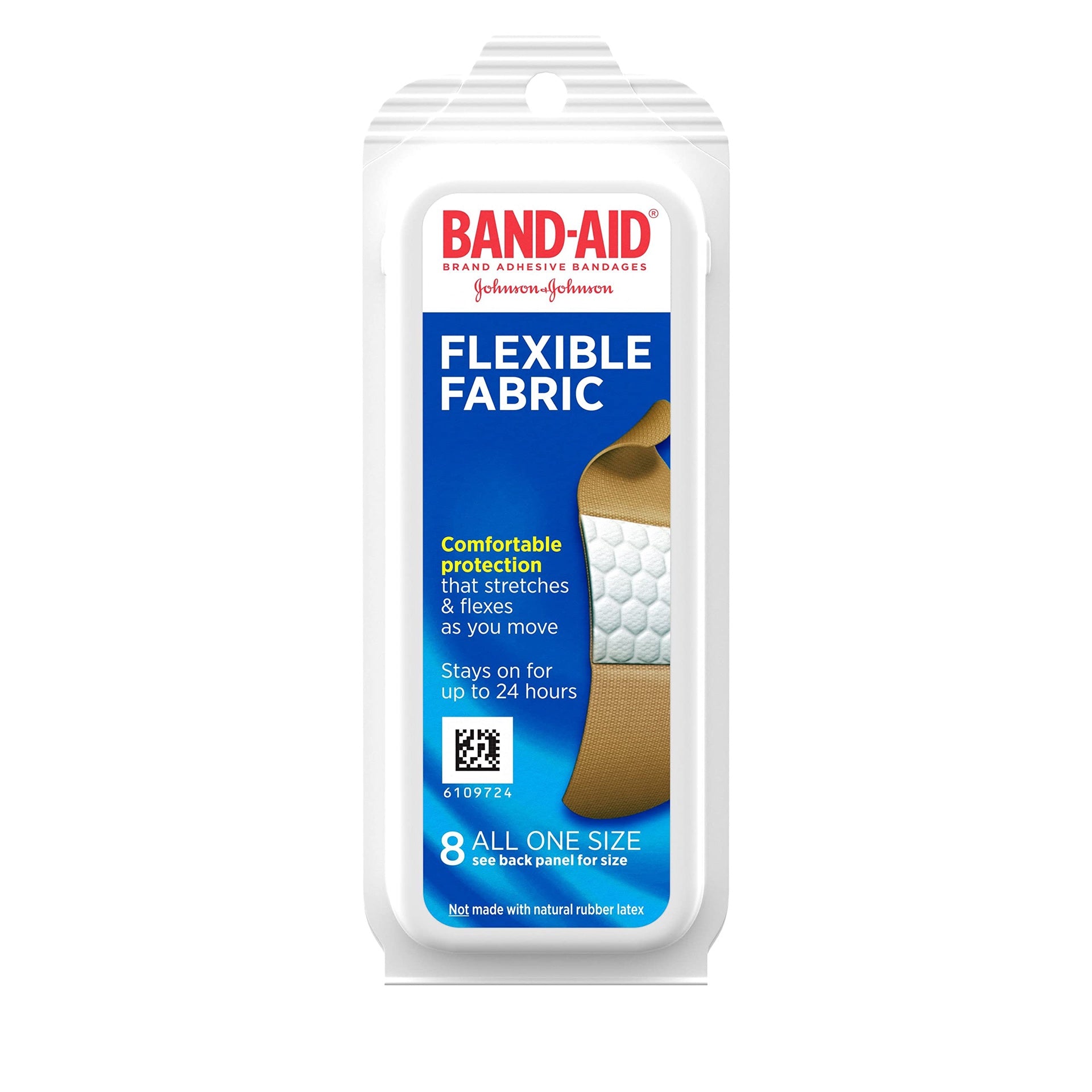 Band-Aid Clear Adhesive Bandages Travel Pack, 8ct