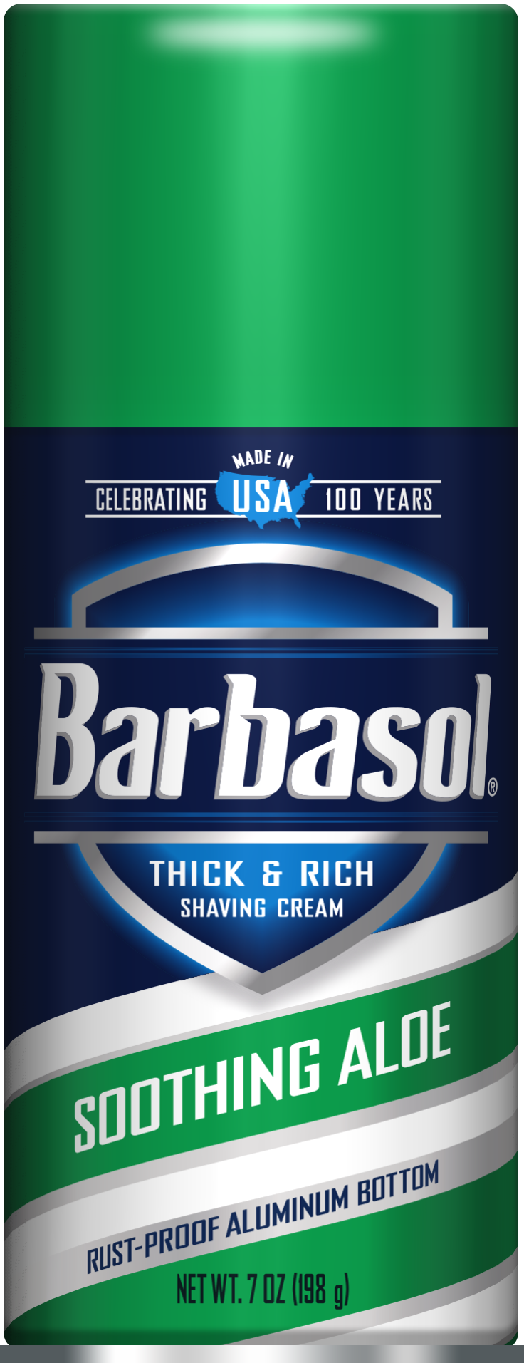 BARBASOL SHAVING CREAM SOOTHING ALOE 7 OZ