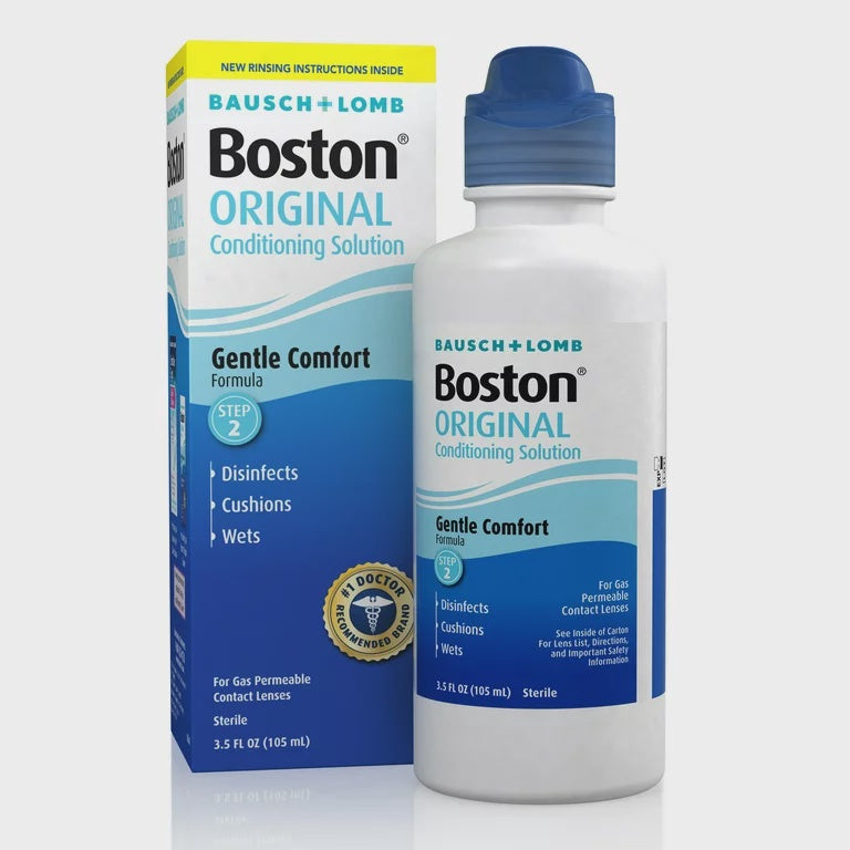 Bausch + Lomb Boston Conditioning Solution, Original, Gentle Comfort Formula, Step 2 - 3.5 fl oz
