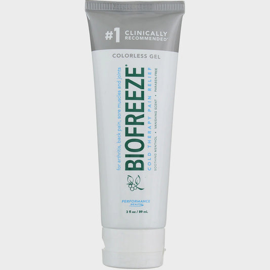 BioFreeze Menthol Pain Relief Colorless Gel, 3 fl oz