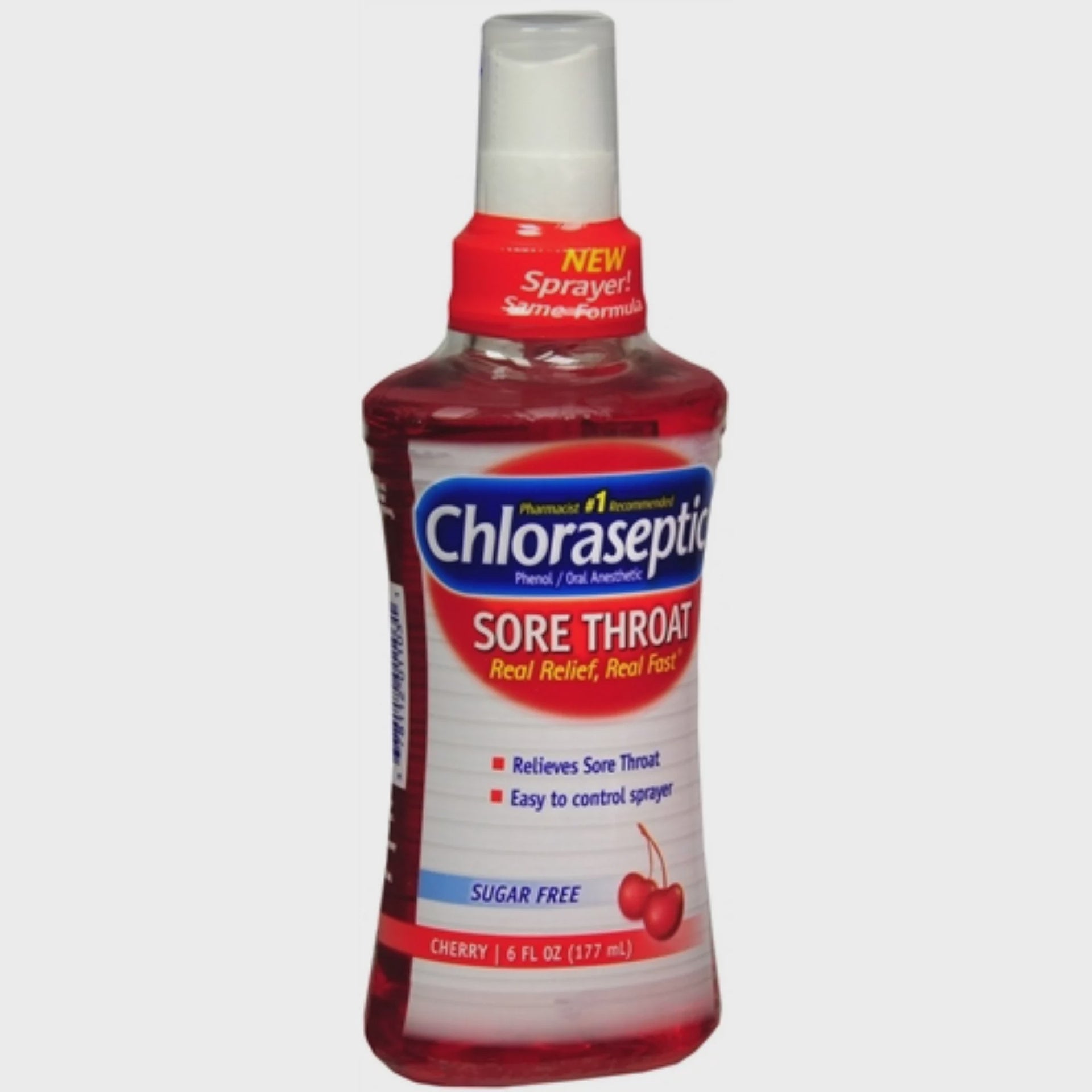 Chloraseptic Sore Throat Spray Cherry 6 oz