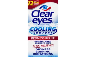 Clear Eyes Cooling Comfort Redness Relief Eye Relief Drops 0.5 oz