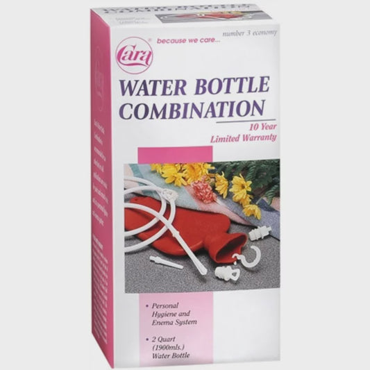 Cara Water Bottle Combination Number 3 Economy, For Personal Hygiene & Enema System, 1ct