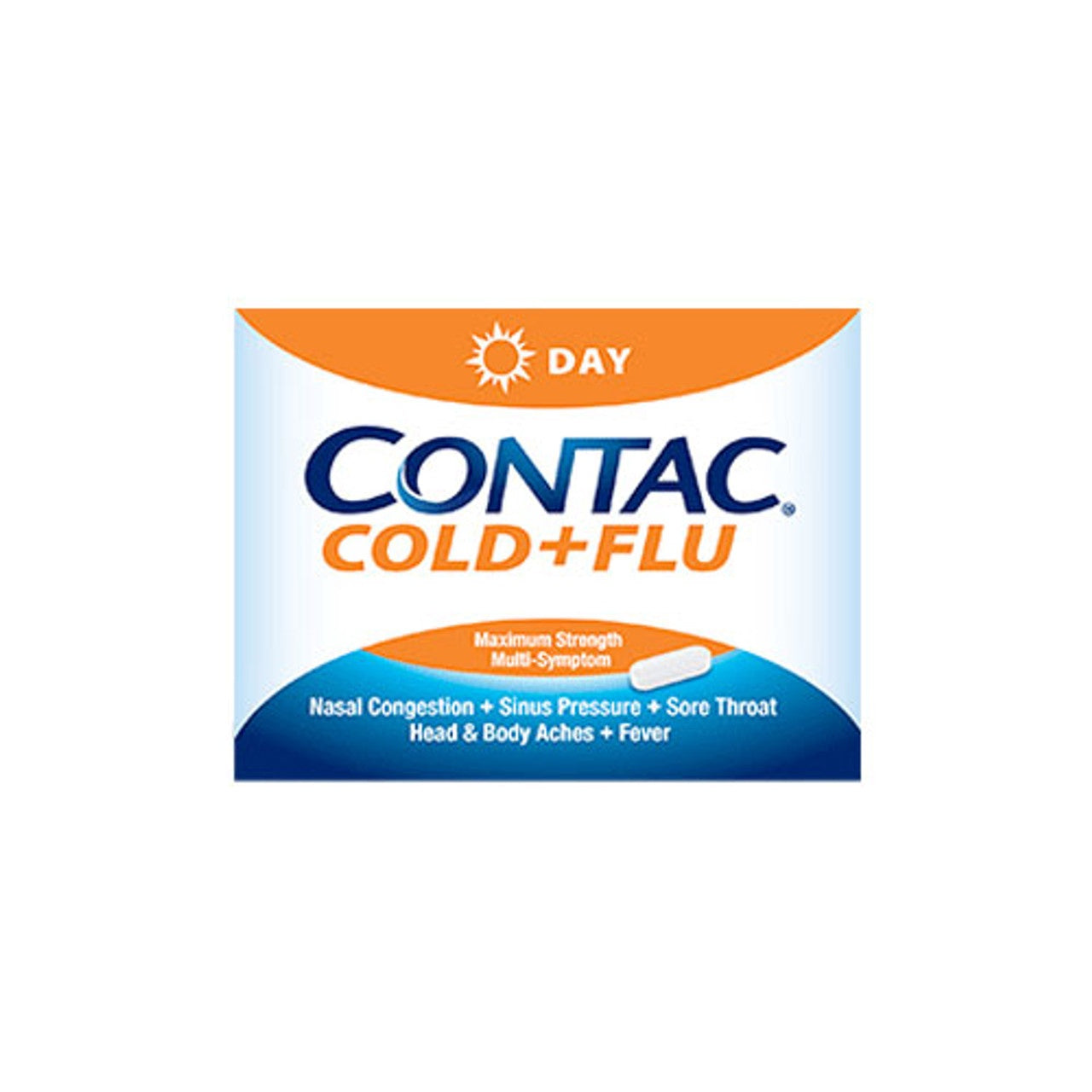 Contac Cold + Flu Non Drowsy Day Maximum Strength Caplets 24 ea