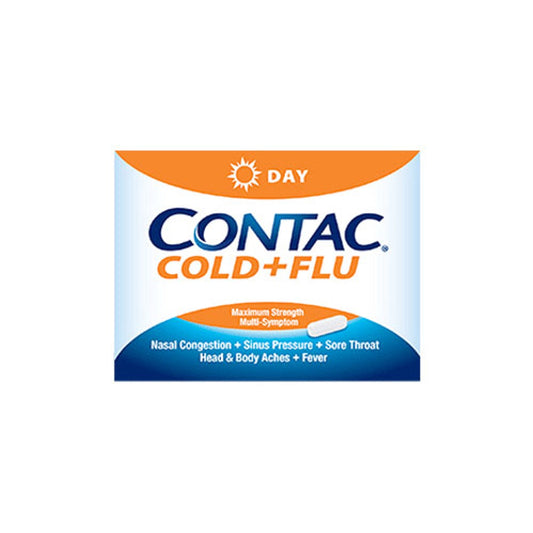 Contac Cold + Flu Non Drowsy Day Maximum Strength Caplets 24 ea