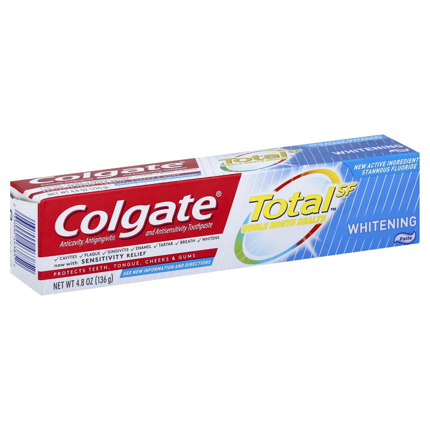 COLGATE TOTAL TOOTHPASTE WHITENING PASTE 4.8 OZ