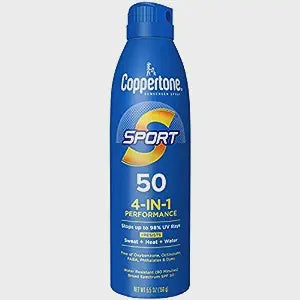 Coppertone SPORT Water Resistant Sunscreen Spray SPF 50-5.5OZ