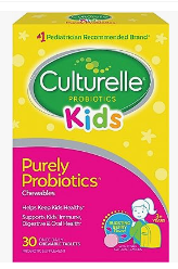 CULTURELLE PROBIOTICS KIDS PURELY PROBIOTICS CHEWABLES 30TBS04910040053