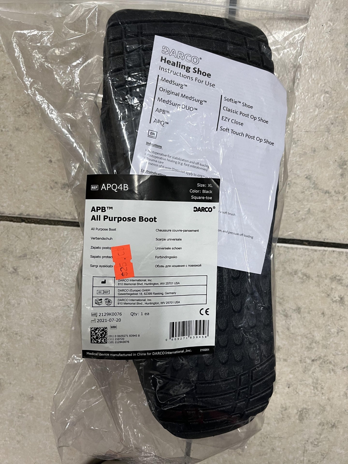 DARCO APB ALL PURPOSE BOOT SIZE XL