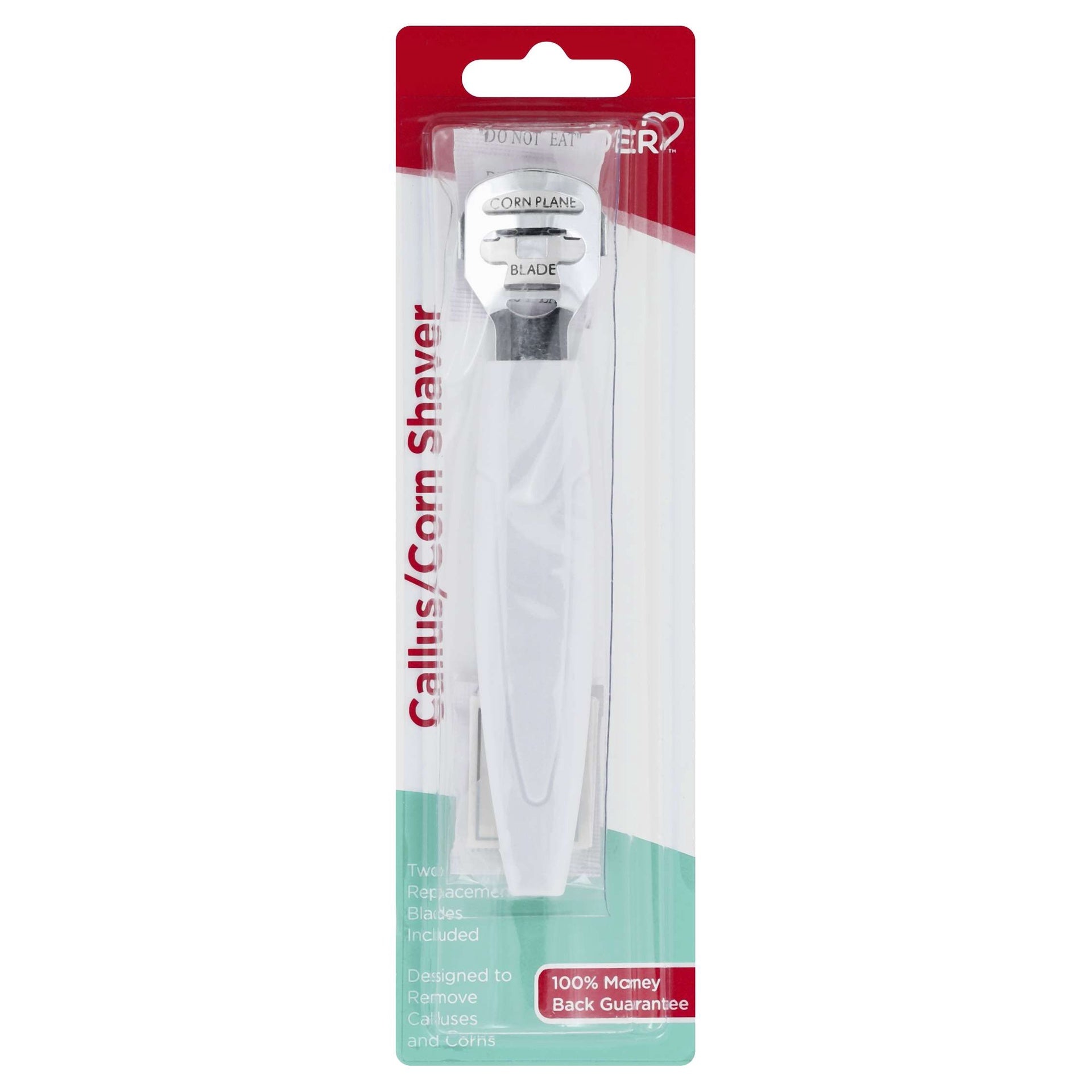 LEADER CALLUS & CORN SHAVER 1 CT