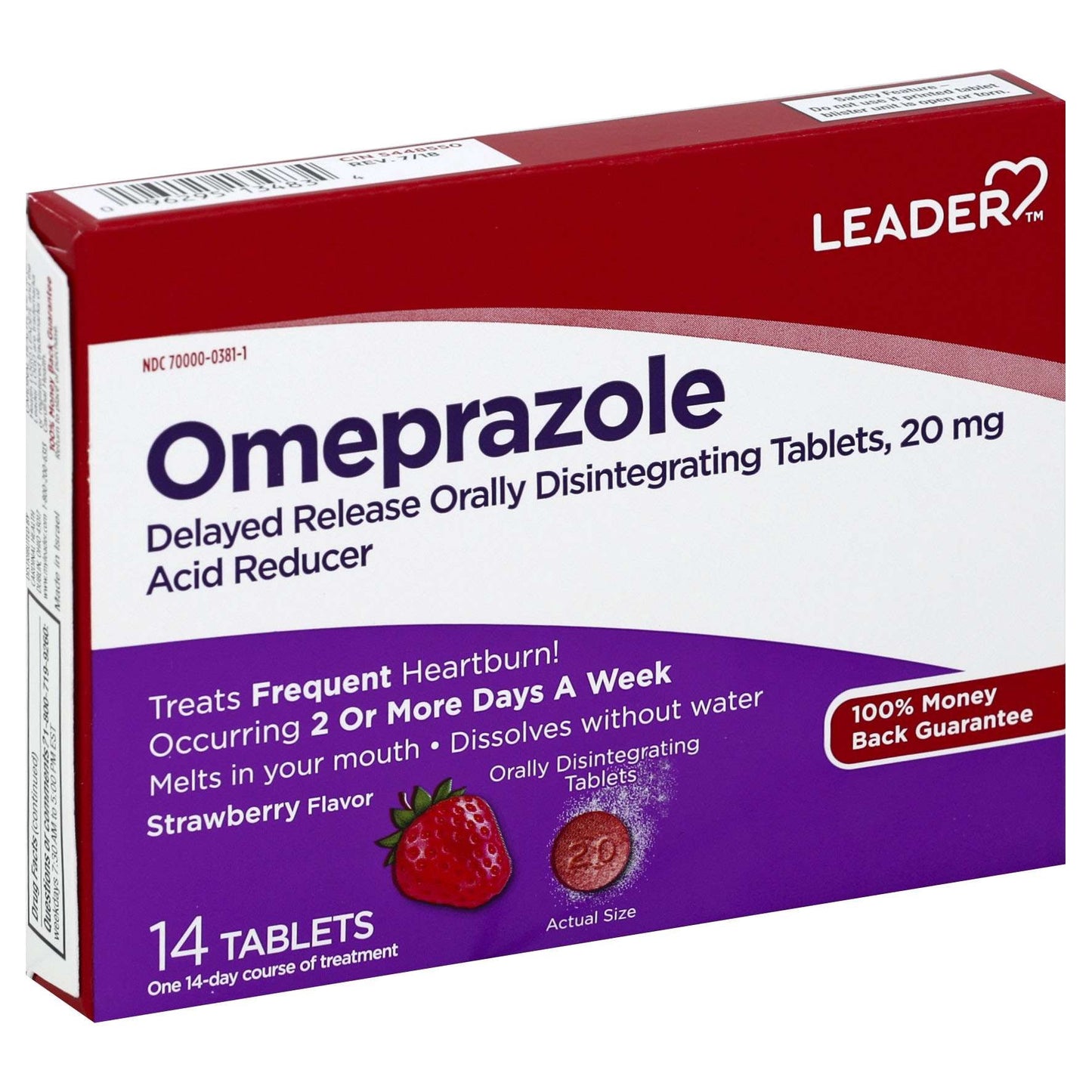 LEADER OMEPRAZOLE 14TB 20MG