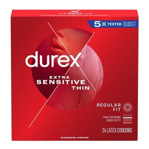 Durex Extra Sensitive REGULAR FIT 24Ea