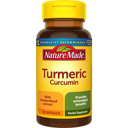 Nature Made Turmeric Caplets 500mg 60 ct