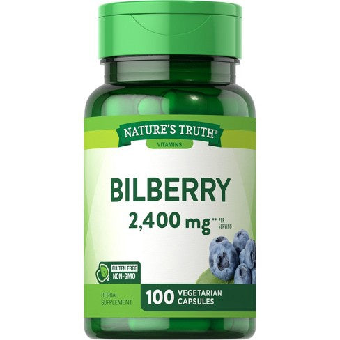 Nature's Truth Bilberry Fruit Extract | 100 Capsules