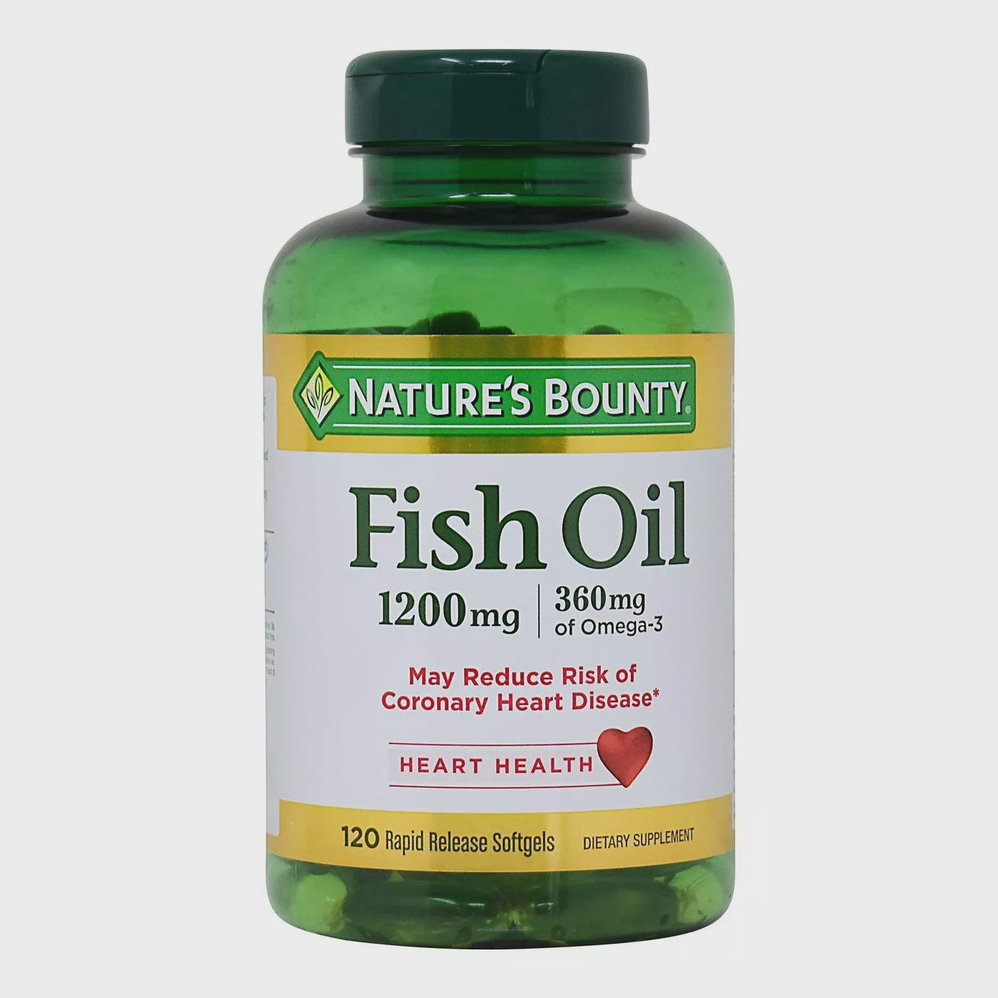 Nature's Bounty Fish Oil, 1,200 mg - 120 Rapid Gels