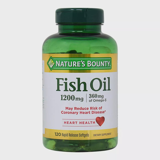 Nature's Bounty Fish Oil, 1,200 mg - 120 Rapid Gels