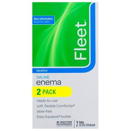 Fleet Saline Enema Twin Pack 9 oz