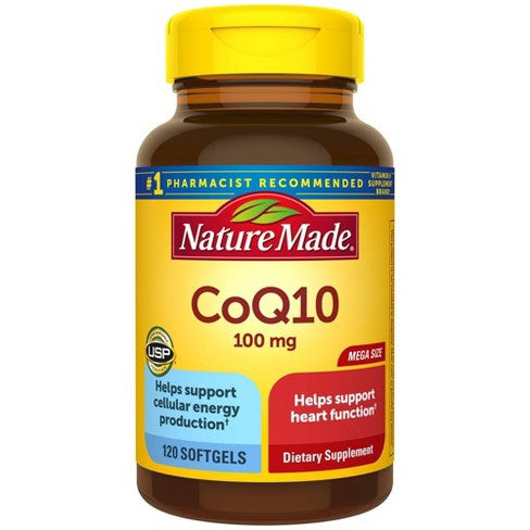 Nature Made 100mg CoQ10 Softgel - 120ct