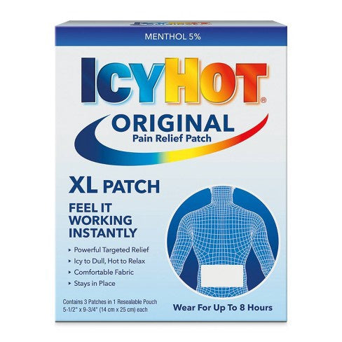 Icy Hot XL Extra Strength Back Patch 3 ct