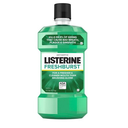 Listerine Antiseptic Mouthwash For Bad Breath Freshburst - 1.5l
