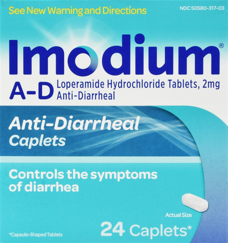 Imodium A-D Anti-Diarrheal Caplets - 24 ct